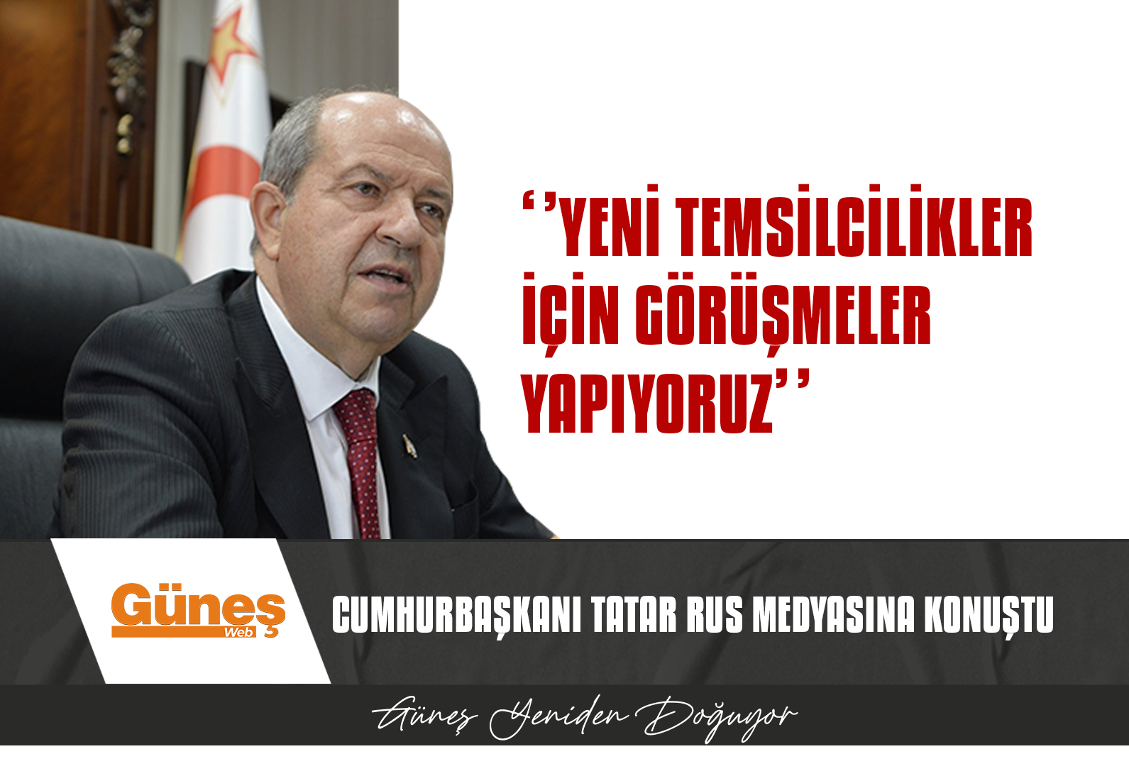 CUMHURBAŞKANI TATAR RUS MEDYASINA KONUŞTU