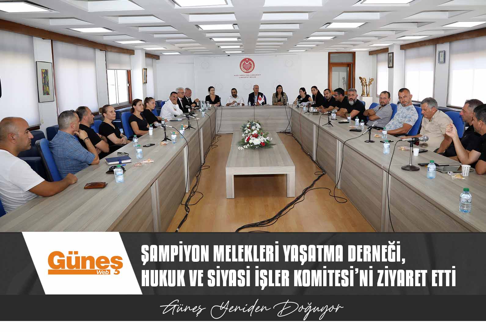 ŞAMPİYON MELEKLERİ YAŞATMA DERNEĞİ, HUKUK VE SİYASİ İŞLER KOMİTESİ’Nİ ZİYARET ETTİ