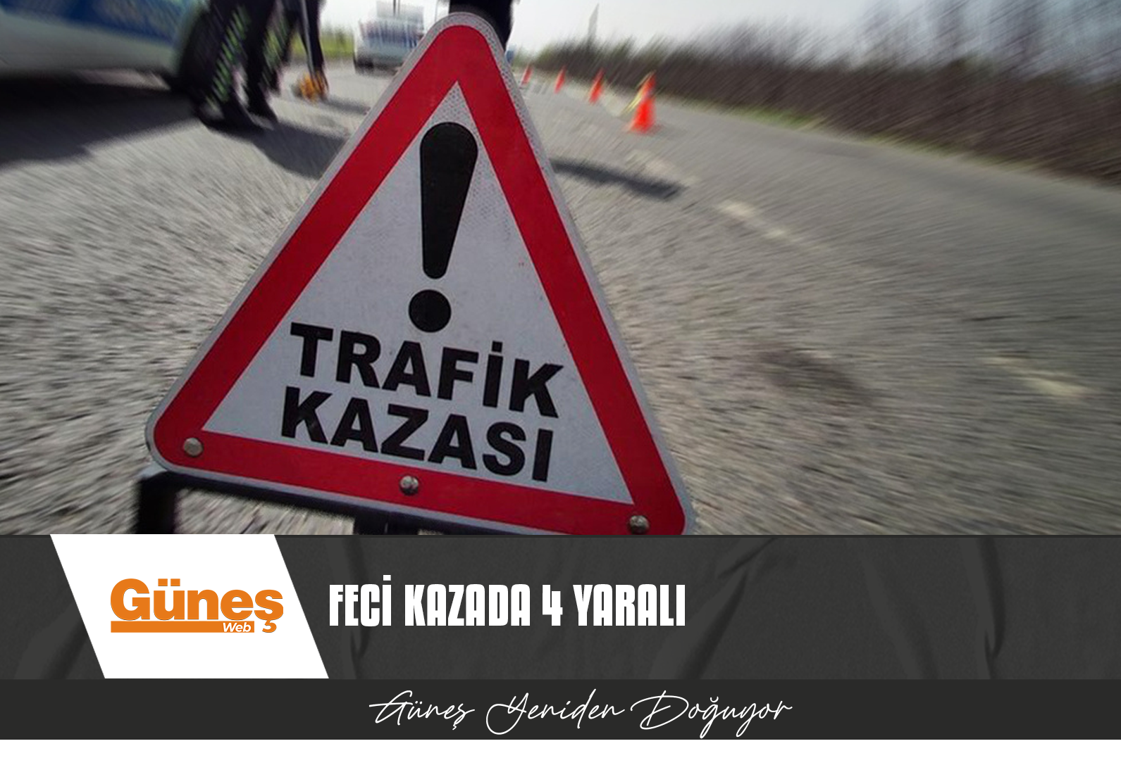 GÜVERCİNLİK-ÇAYÖNÜ ANA YOLUNDA KAZA!