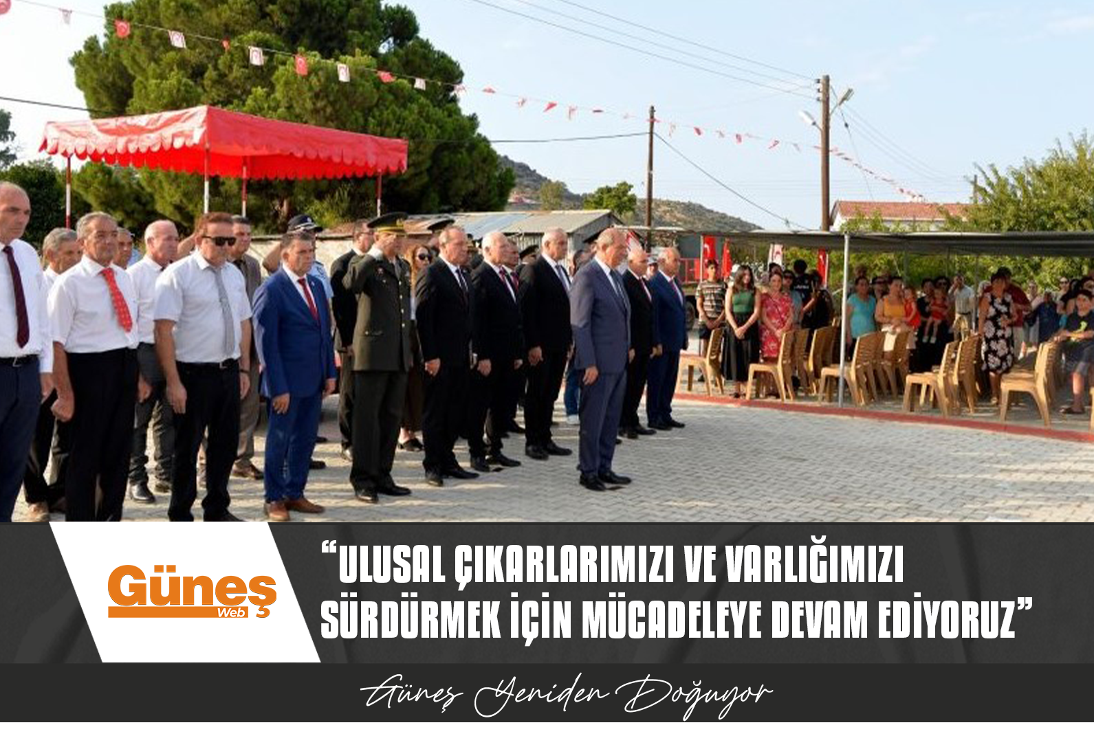 TATAR, YEŞİLIRMAK DİRENİŞ VE BÜTÜNLEŞME GÜNÜ’NÜN YILDÖNÜMÜ İÇİN DÜZENLENEN TÖRENLERE KATILDI