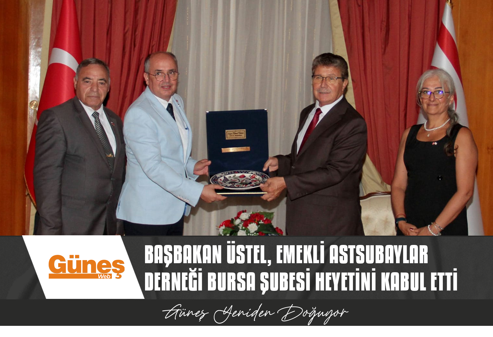 BAŞBAKAN ÜNAL ÜSTEL, EMEKLİ ASTSUBAYLAR DERNEĞİ BURSA ŞUBESİ HEYETİNİ KABUL ETTİ