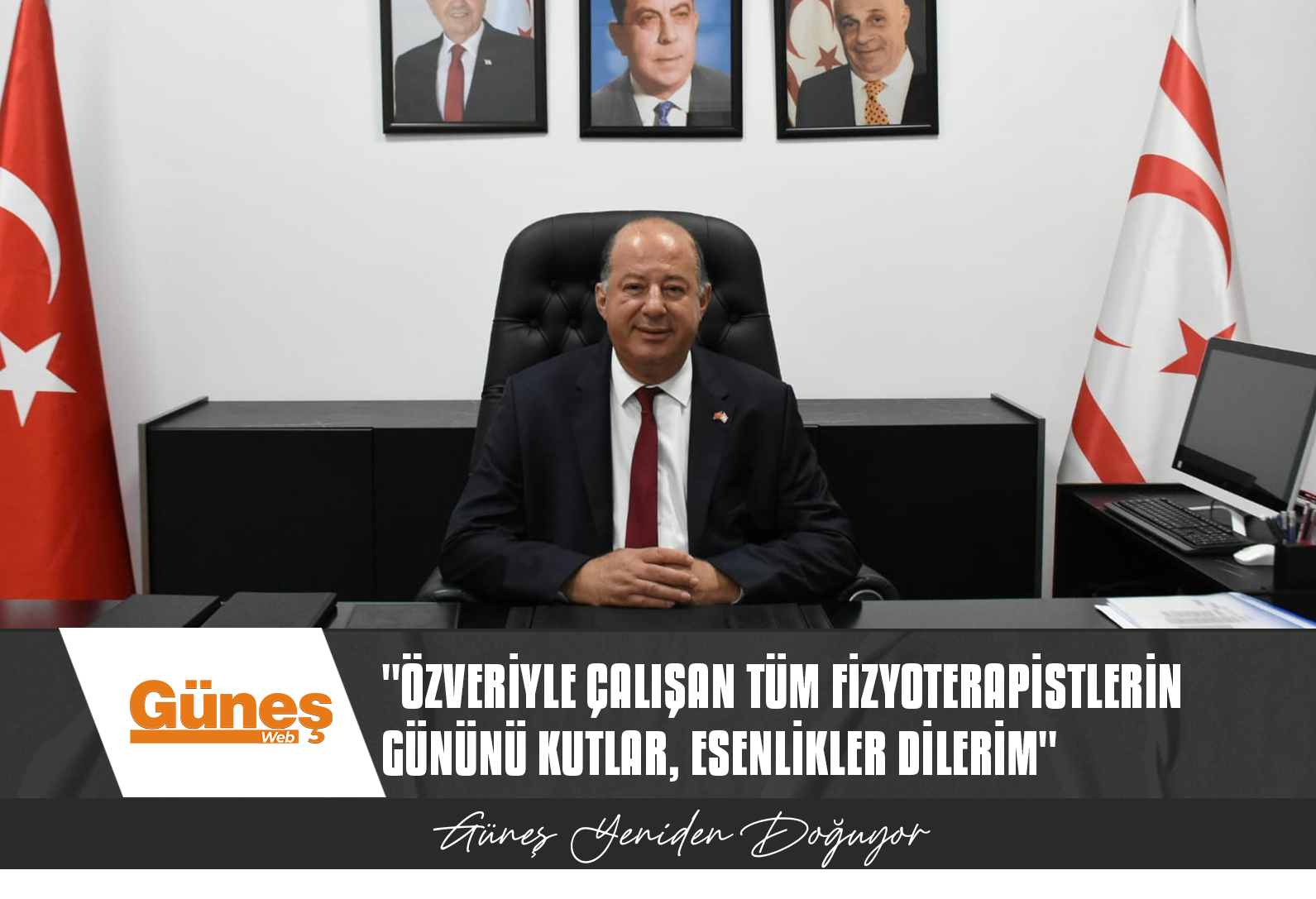 DİNÇYÜREK, 8 EYLÜL  “DÜNYA FİZYOTERAPİSTLER GÜNÜ” NEDENİYLE MESAJ YAYIMLADI