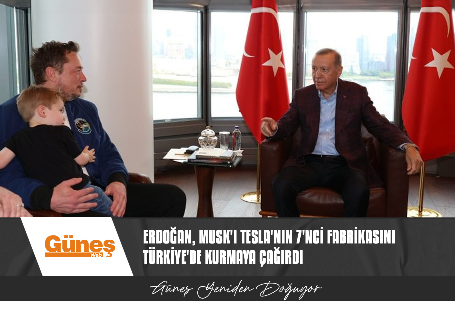 Erdoğan, Musk’ı Tesla’nın 7’nci fabrikasını Türkiye’de kurmaya çağırdı