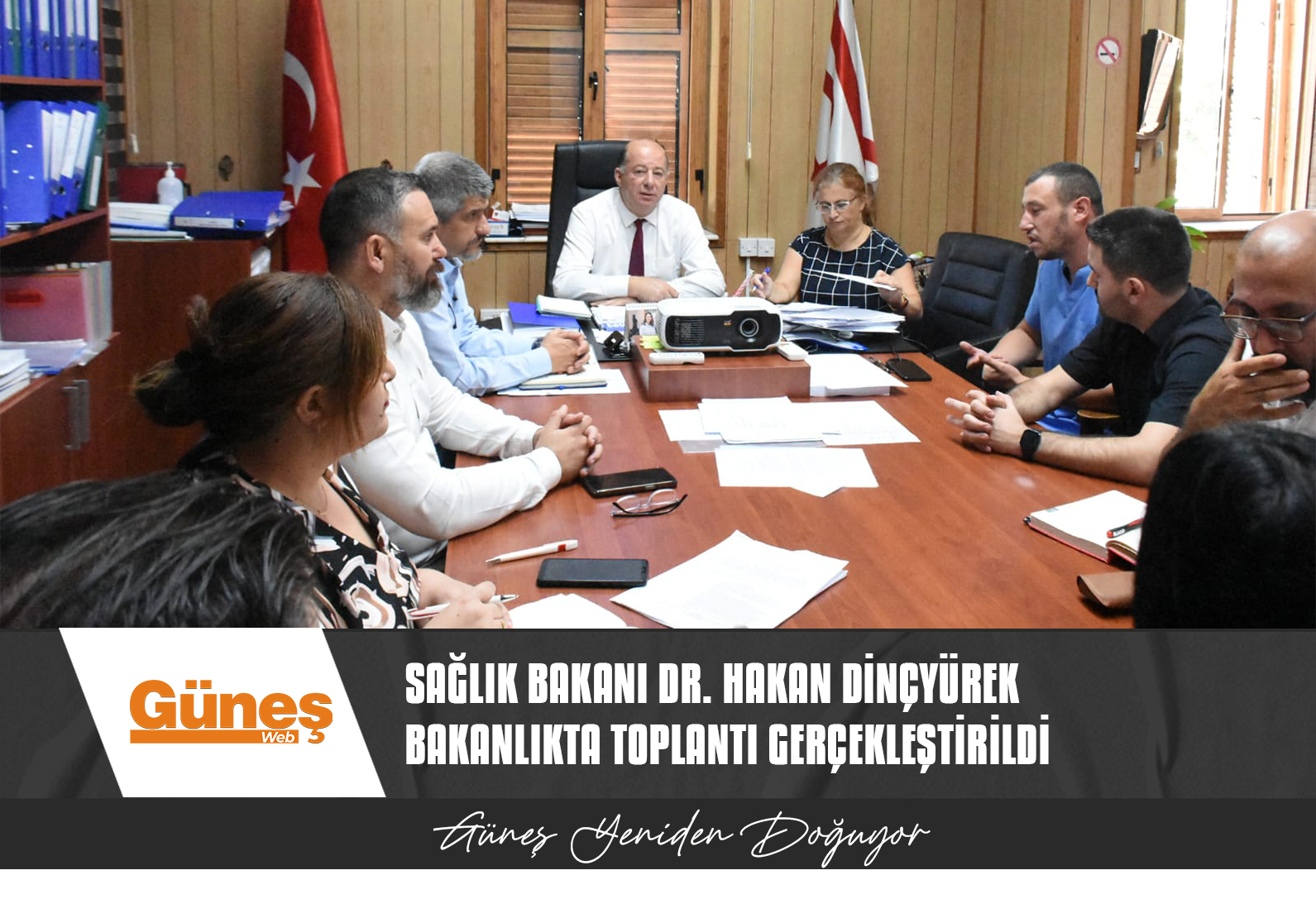 Sağlık Bakanı Dr. Hakan Dinçyürek bakanlıkta toplantı gerçekleştirildi
