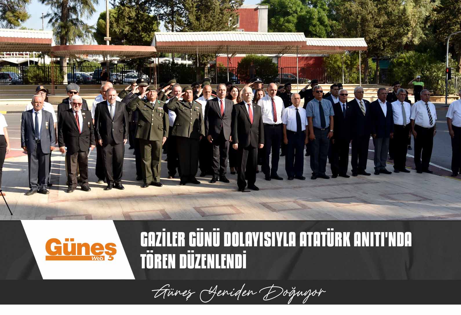 Gaziler Günü dolayısıyla Atatürk Anıtı’nda tören düzenlendi