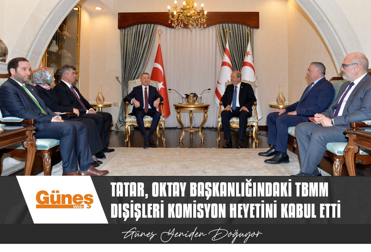 Tatar, Oktay başkanlığındaki TBMM Dışişleri Komisyonu heyetini kabul etti
