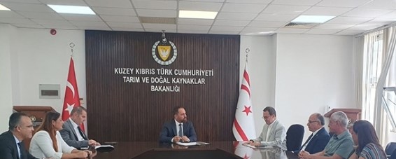 BAKAN ÇAVUŞ, KIBRIS TÜRK TİCARET ODASI HEYETİNİ KABUL ETTİ