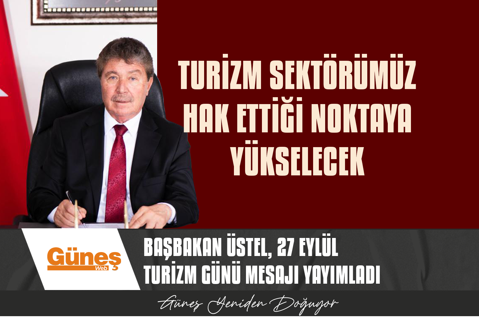 Başbakan Üstel, 27 Eylül Dünya Turizm Günü mesajı yayımladı