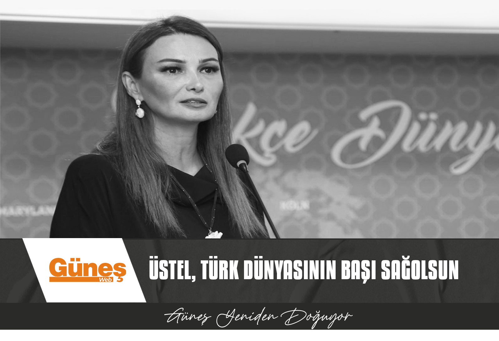 ÜSTEL, TÜRK DÜNYASININ BAŞI SAĞOLSUN