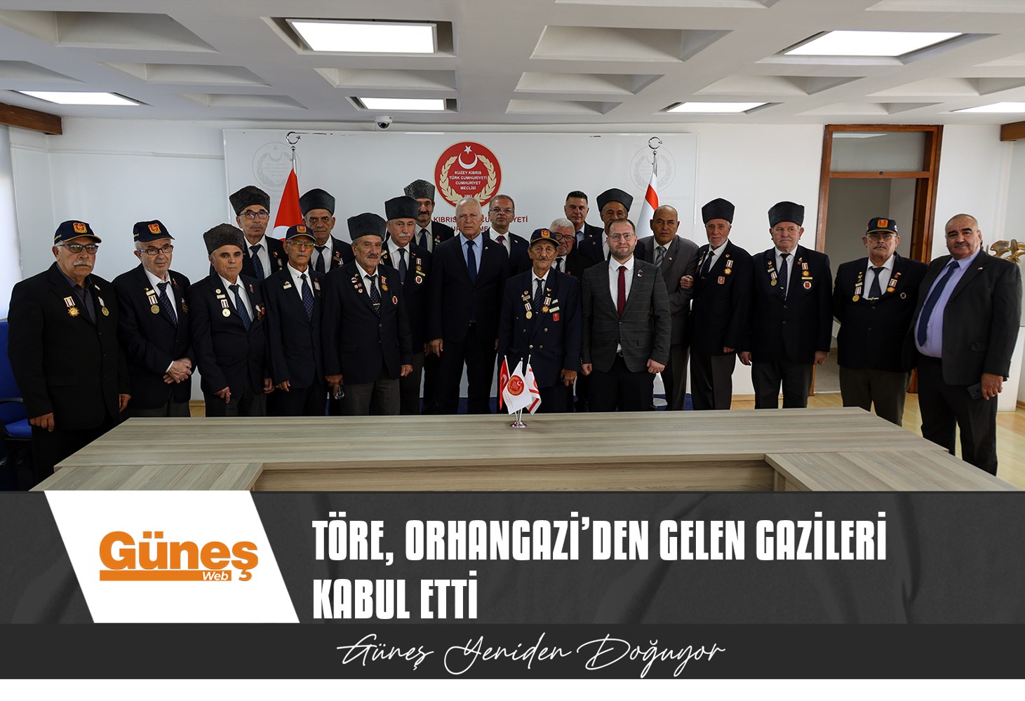 Töre, Orhangazi’den gelen gazileri kabul etti