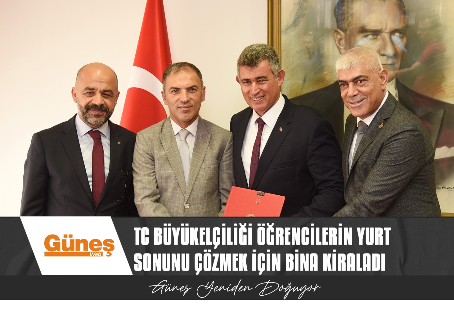 TC BÜYÜKELÇİLİĞİ TÜRKİYE’DEN GELEN ÖĞRENCİLER İÇİN BİNA KİRALADI