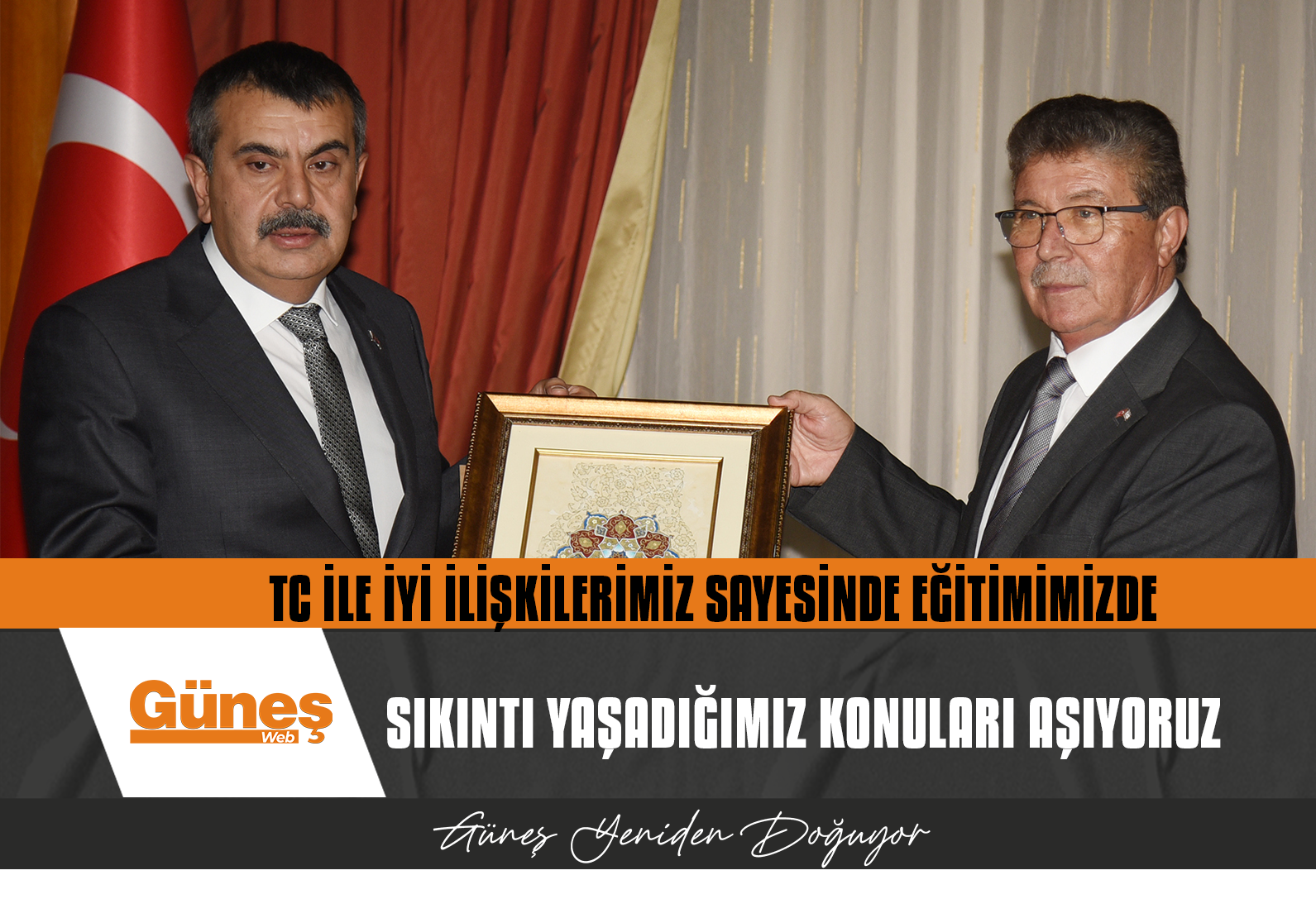 Başbakan Üstel, Türkiye Cumhuriyeti Milli Eğitim Bakanı Tekin’i kabul etti