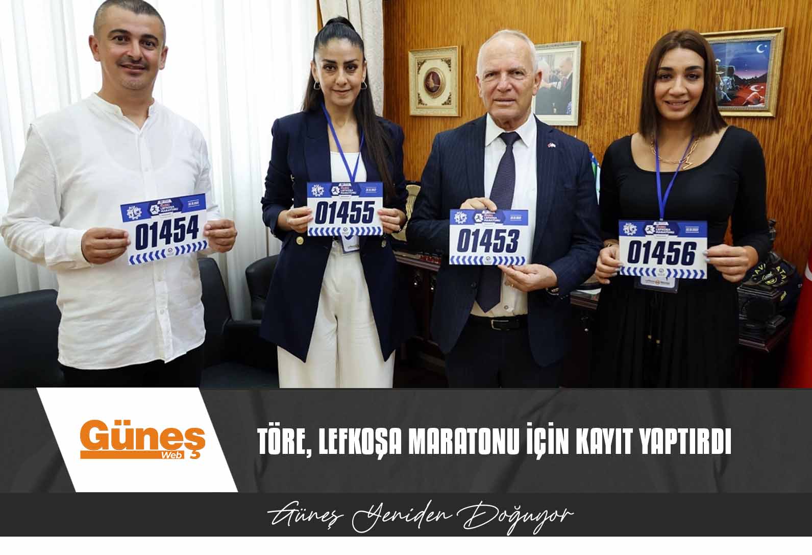 Töre, Lefkoşa Maratonu için kayıt yaptırdı