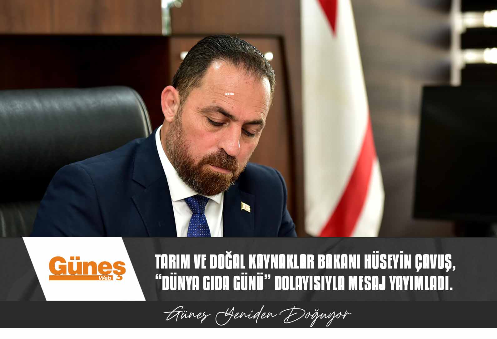 Tarım ve Doğal Kaynaklar Bakanı Hüseyin Çavuş, “Dünya Gıda Günü” dolayısıyla mesaj yayımladı.