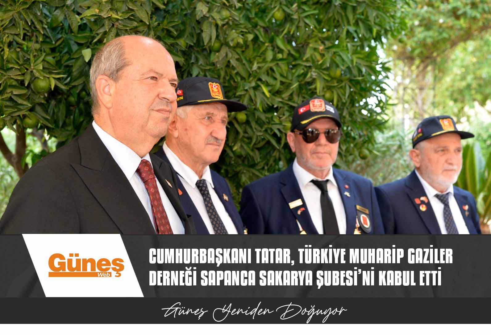 Cumhurbaşkanı Tatar, Türkiye Muharip Gaziler Derneği Sapanca Sakarya Şubesi’ni kabul etti