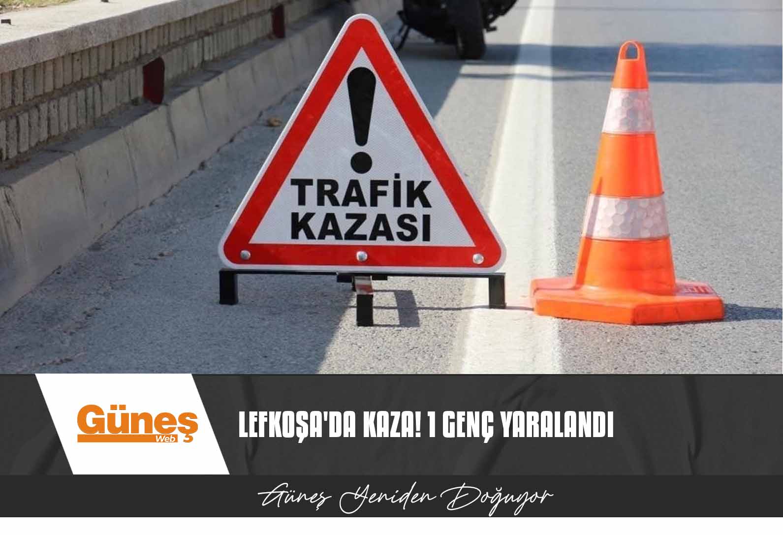 Lefkoşa’da kaza! 1 genç yaralandı