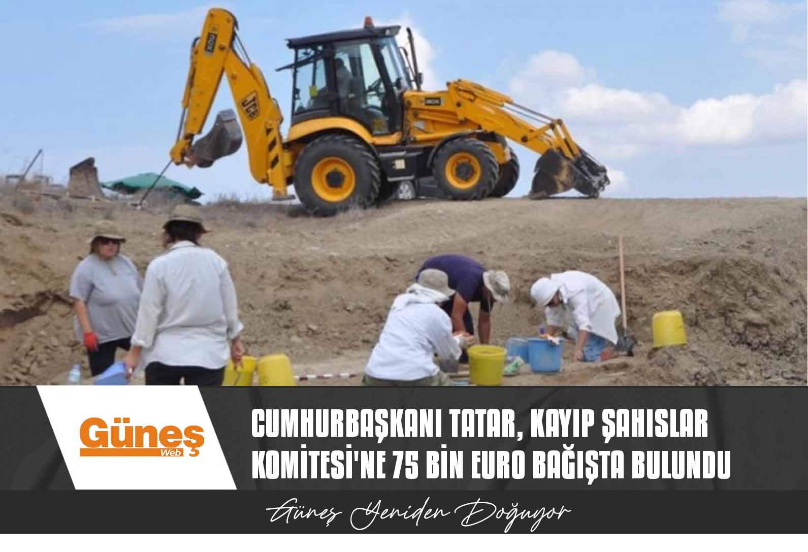 Cumhurbaşkanı Tatar, Kayıp Şahıslar Komitesi’ne 75 bin Euro bağışta bulundu