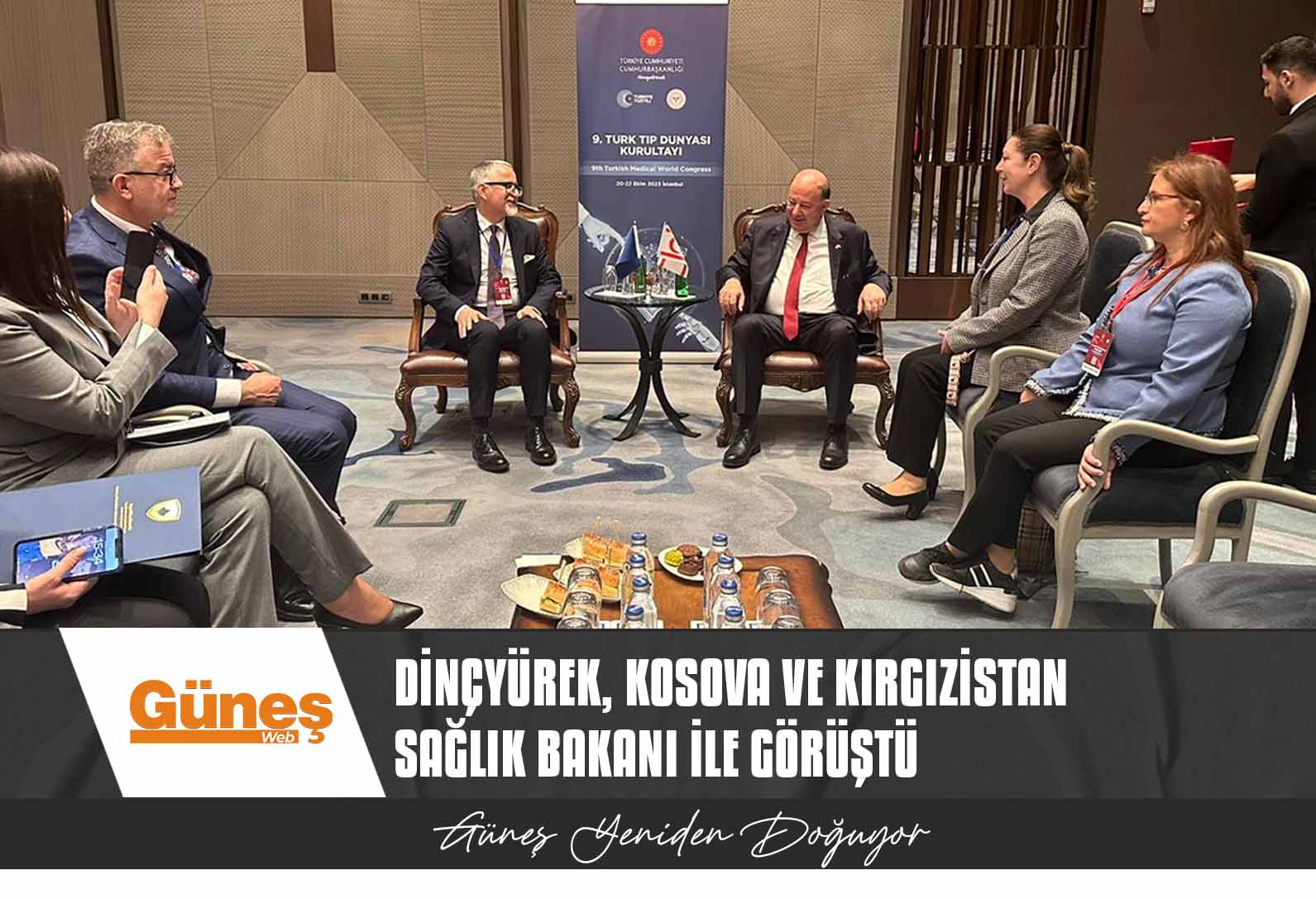 Dinçyürek, Kosova Sağlık Bakanı ve Kırgızistan Sağlık Bakanı ile görüştü
