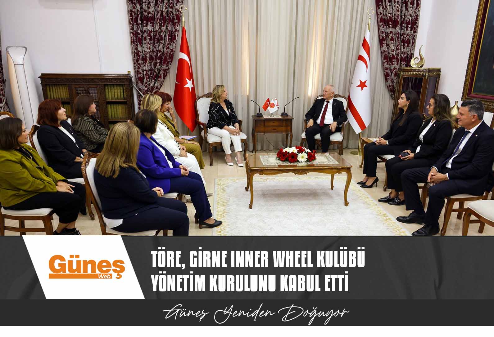 Töre, Girne Inner Wheel Kulübü Yönetim Kurulunu Kabul Etti
