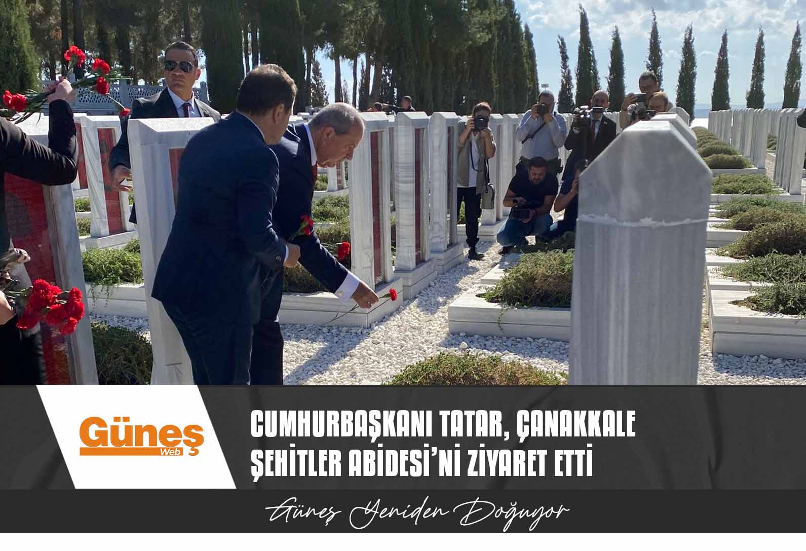 Cumhurbaşkanı Tatar, Çanakkale Şehitler Abidesi’ni ziyaret etti