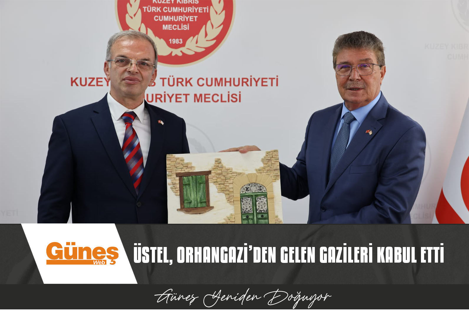 BAŞBAKAN ÜNAL ÜSTEL, ORHANGAZİ’DEN GELEN GAZİLERİ KABUL ETTİ