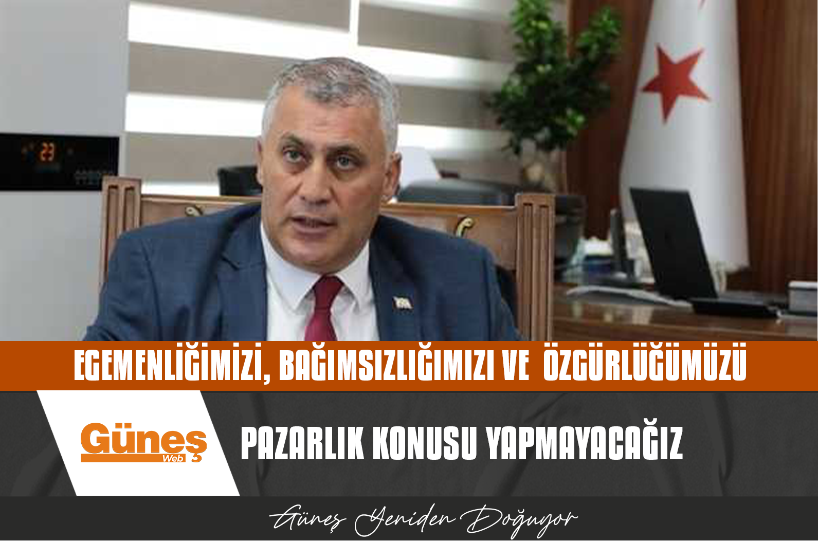 Amcaoğlu: Egemenliğimizi, bağımsızlığımızı ve  özgürlüğümüzü pazarlık konusu yapmayacağız