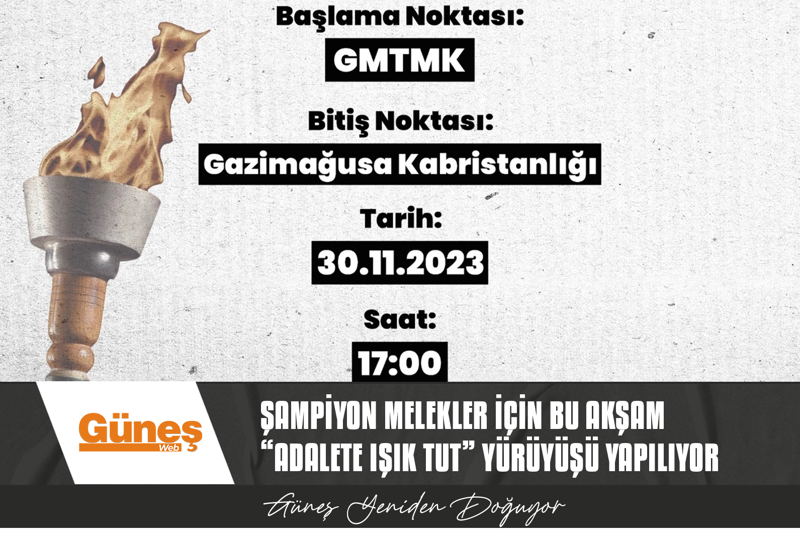 Şampiyon Melekler için bu akşam “Adalete Işık Tut” yürüyüşü yapılıyor