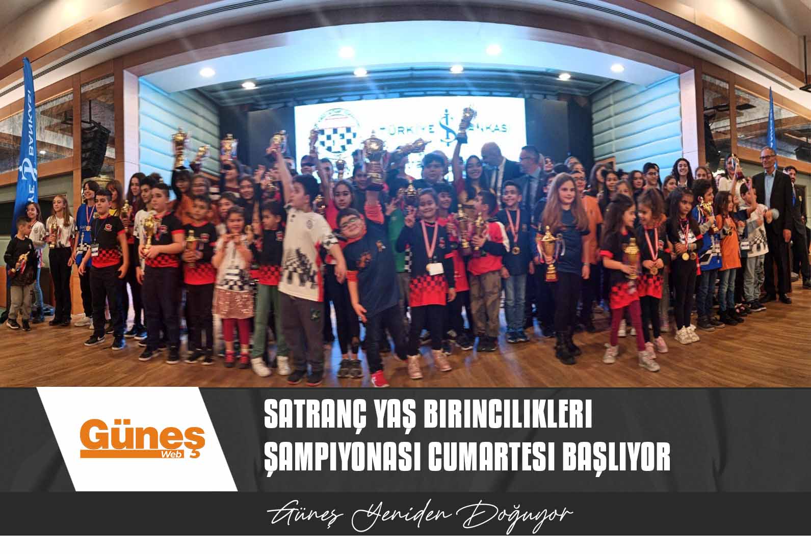 Satranç Yaş Birincilikleri Şampiyonası cumartesi başlıyor
