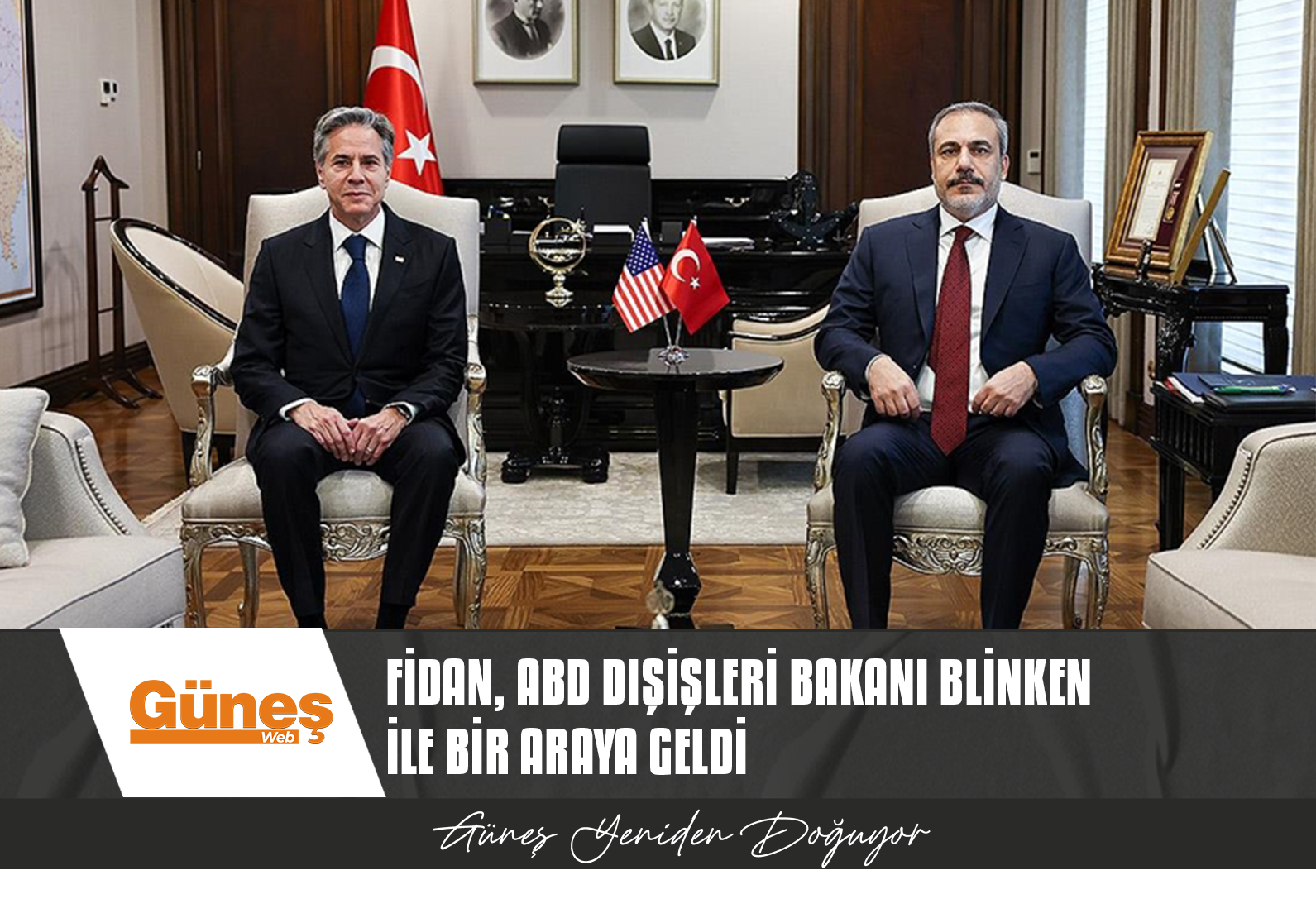 Fidan, ABD Dışişleri Bakanı Blinken ile bir araya geldi