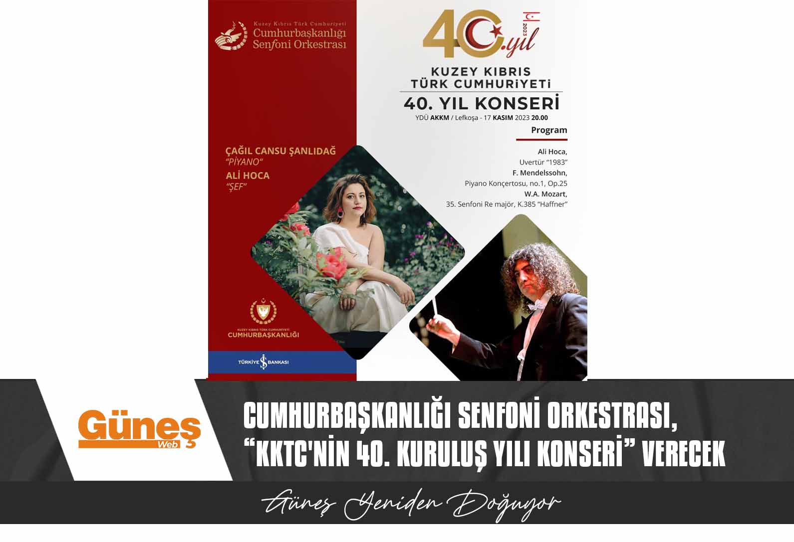 Cumhurbaşkanlığı Senfoni Orkestrası’ndan KKTC’nin 40. Kuruluş Yılı Konseri