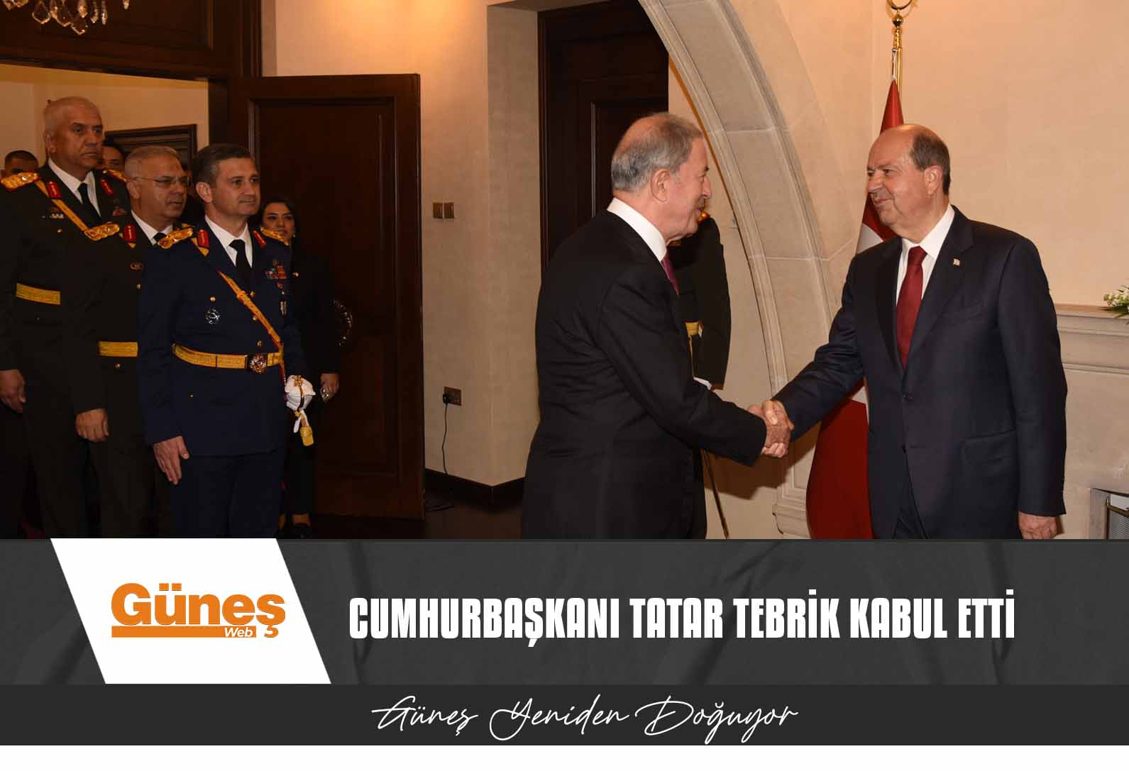 Cumhurbaşkanı Tatar tebrik kabul etti