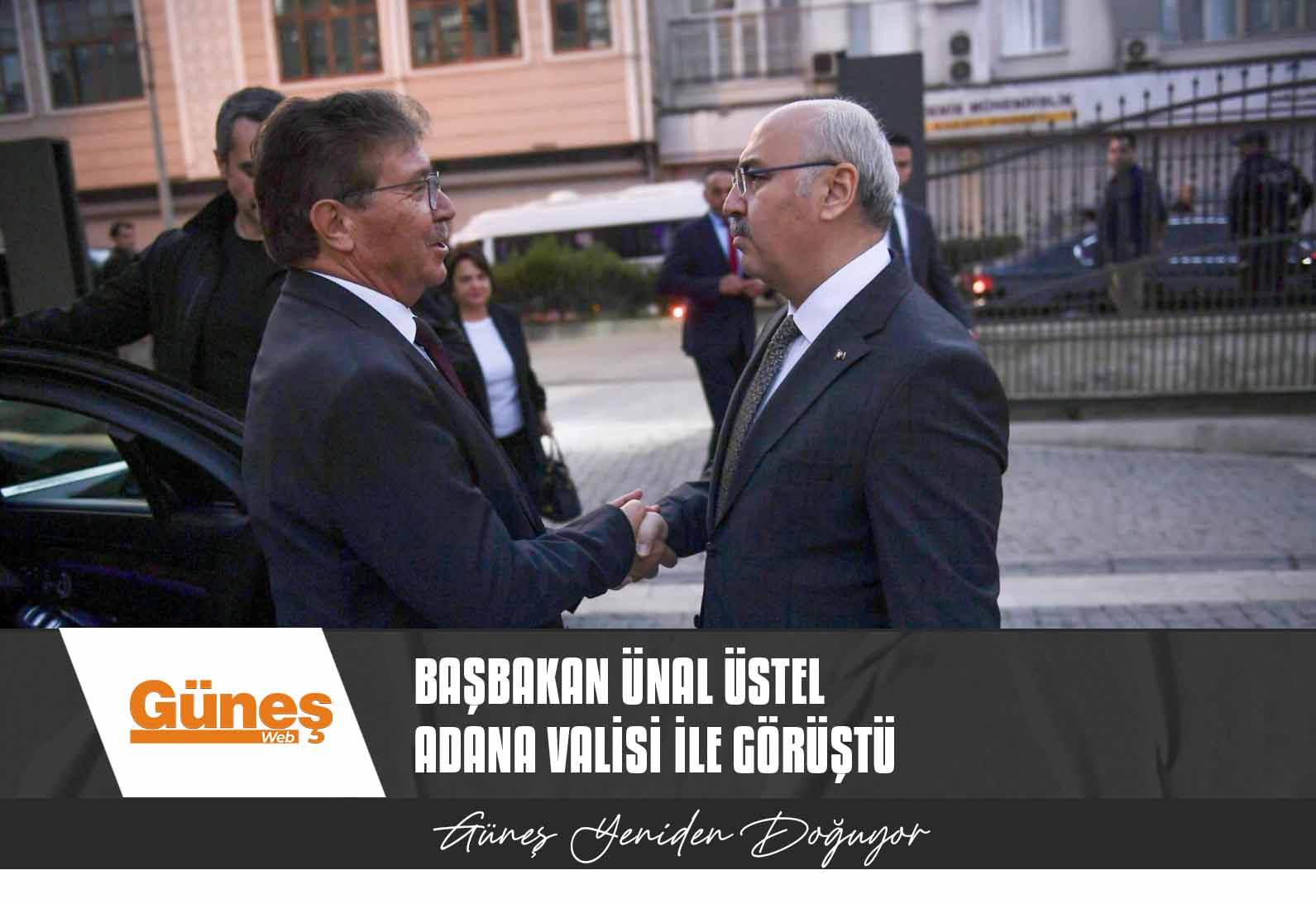 Başbakan Ünal Üstel Adana Valisi İle Görüştü