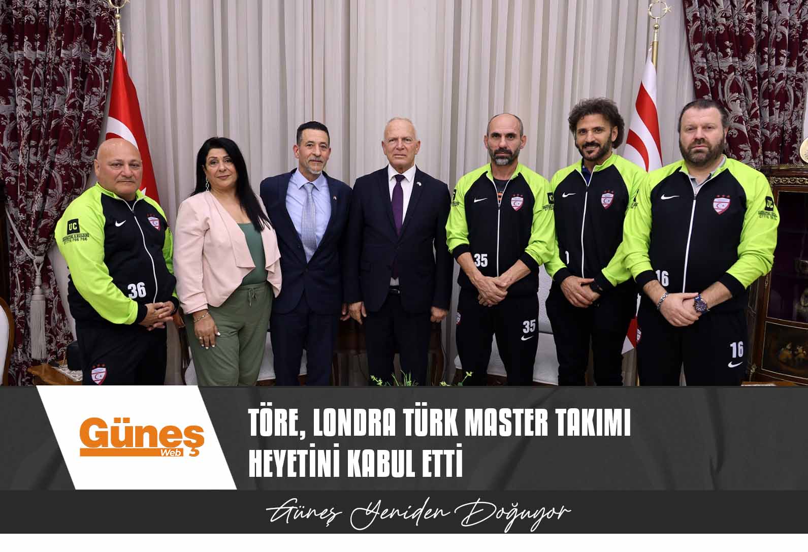 Töre, Londra Türk Master Takımı heyetini kabul etti