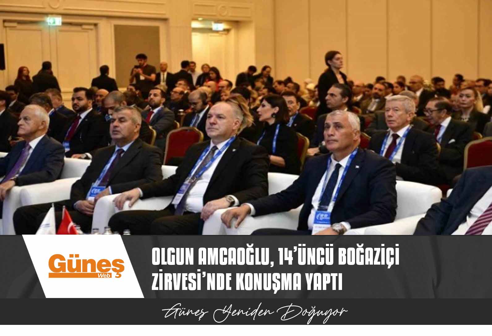 Olgun Amcaoğlu, 14’üncü Boğaziçi Zirvesi’nde konuşma yaptı