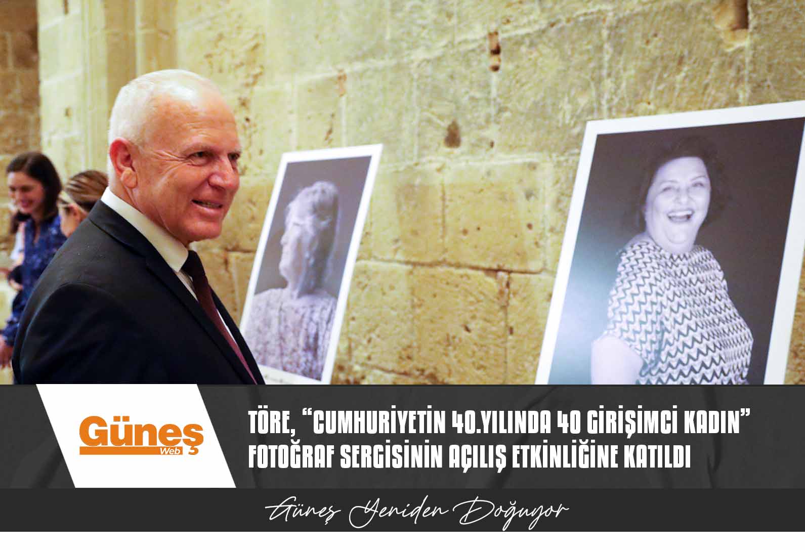 Töre, “Cumhuriyetin 40.Yılında 40 Girişimci Kadın” fotoğraf sergisinin açılış etkinliğine katıldı