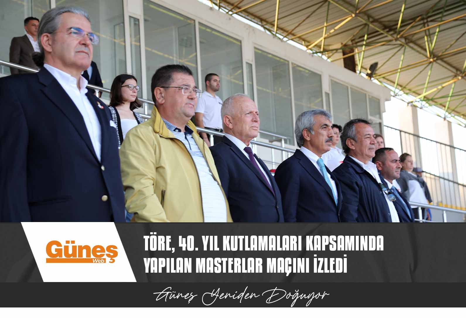 Töre, KKTC’nin kuruluşunun 40. Yılı kutlamaları kapsamında yapılan masterlar maçını izledi