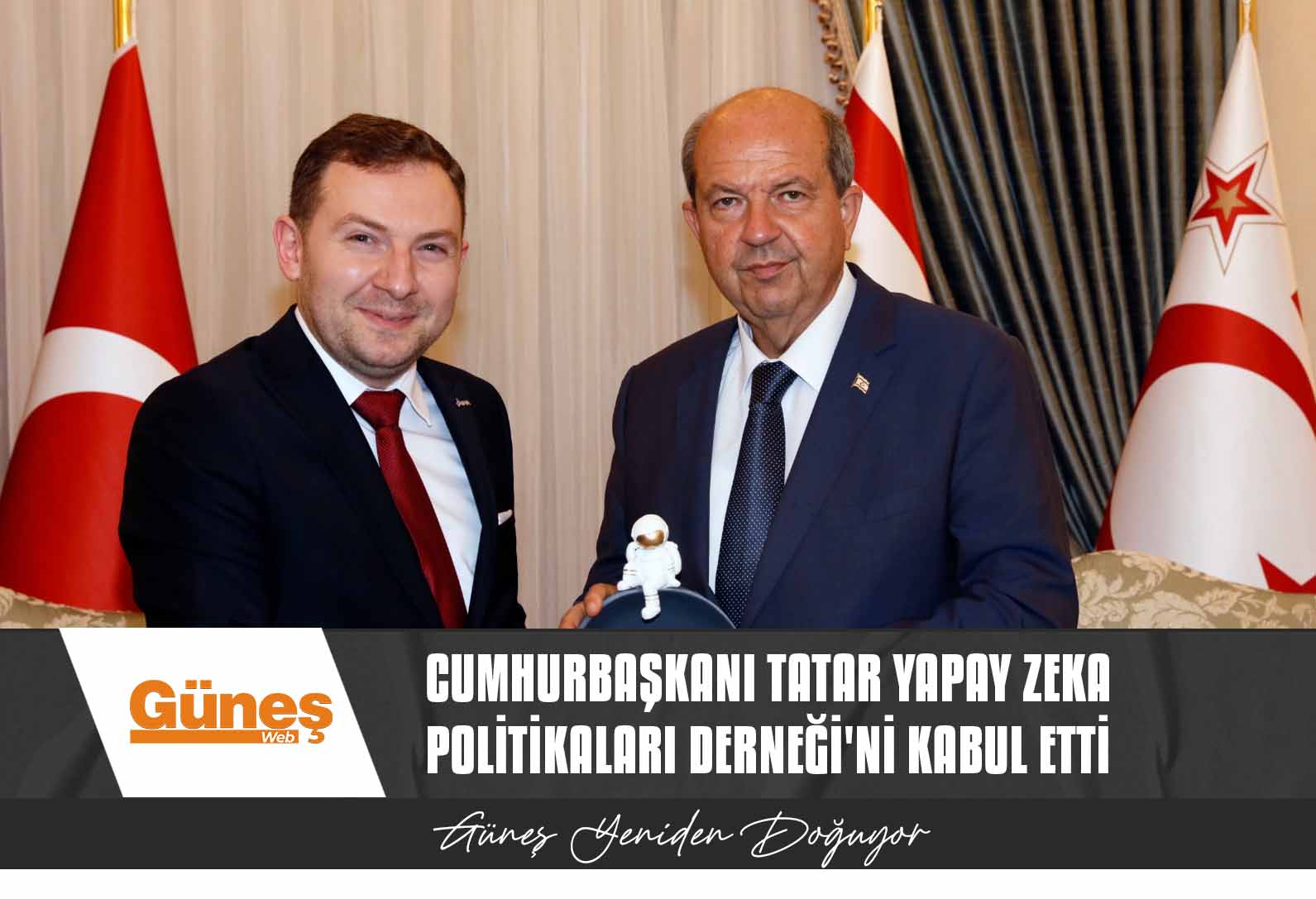 Cumhurbaşkanı Tatar Yapay Zeka Politikaları Derneği’ni kabul etti