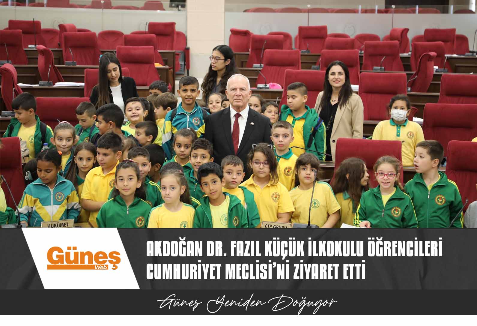 Akdoğan Dr. Fazıl Küçük İlkokulu öğrencileri Cumhuriyet Meclisi’ni ziyaret etti