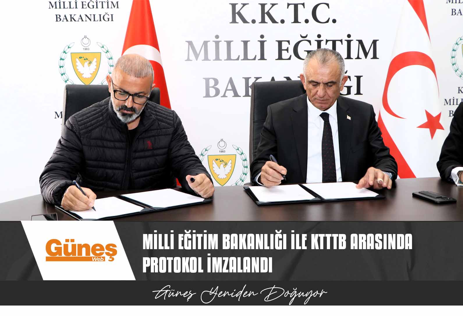 Milli Eğitim Bakanlığı ile KTTTB arasında protokol imzalandı