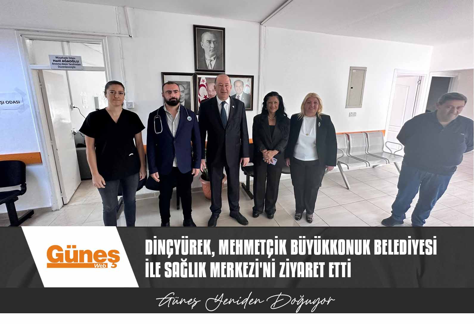 Dinçyürek, Mehmetçik Büyükkonuk Belediyesi ile Sağlık Merkezi’ni ziyaret etti