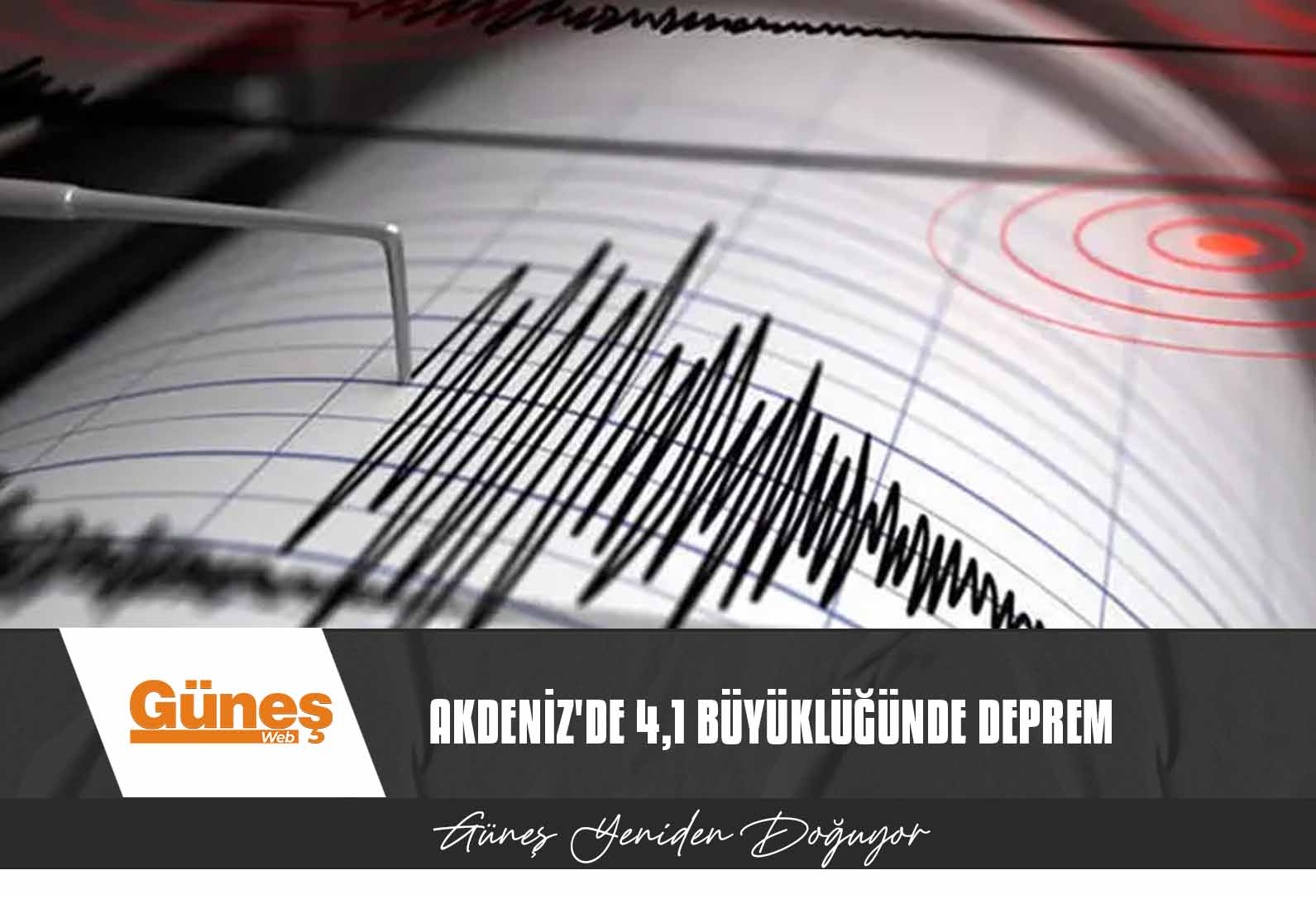 Akdeniz’de 4,1 büyüklüğünde deprem