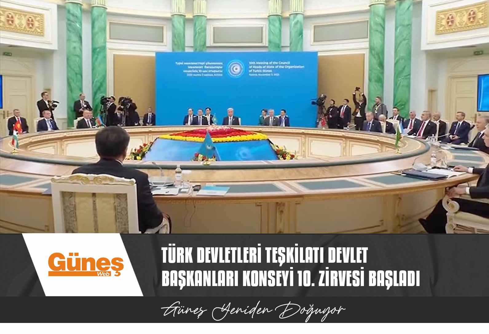 Türk Devletleri Teşkilatı Devlet Başkanları Konseyi 10. Zirvesi başladı