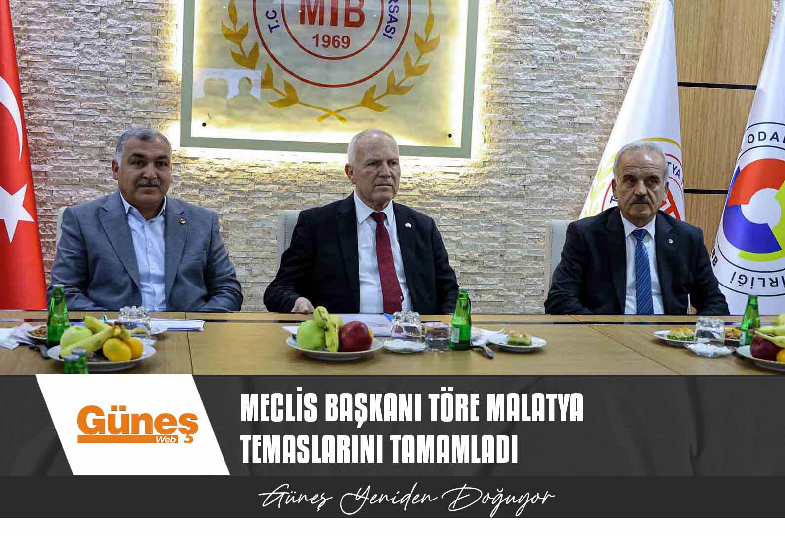 Meclis Başkanı Töre Malatya temaslarını tamamladı