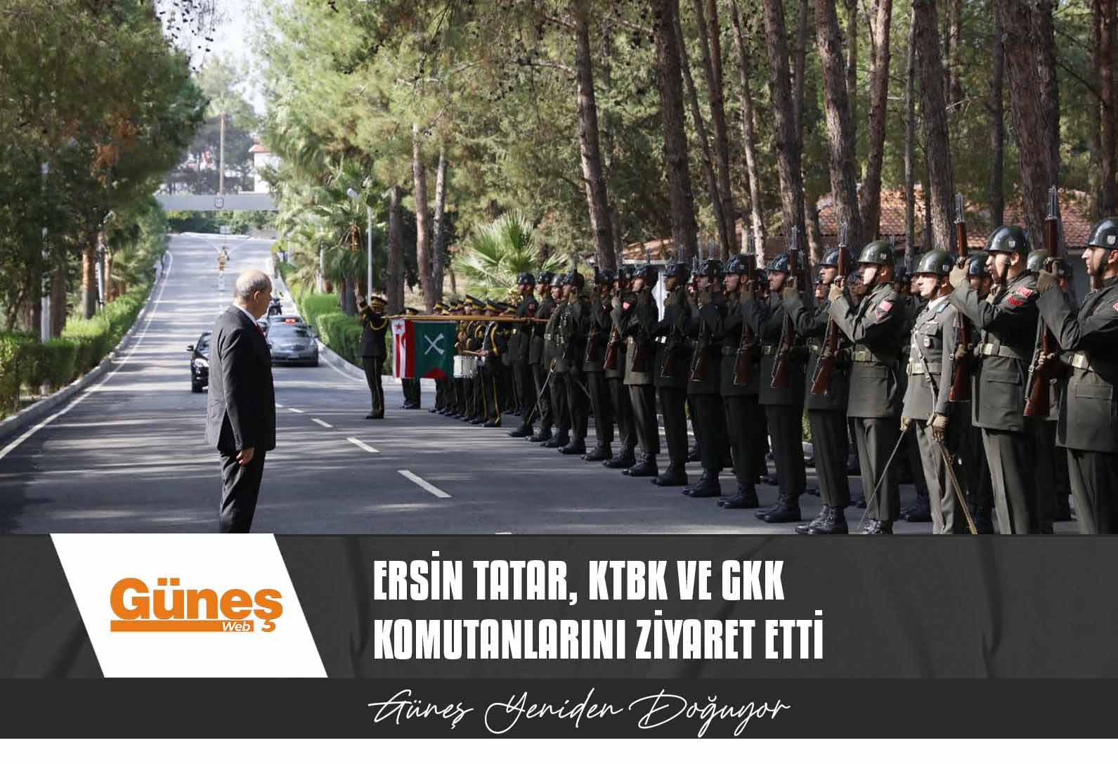 Cumhurbaşkanı Ersin Tatar, KTBK ve GKK komutanlarını ziyaret etti