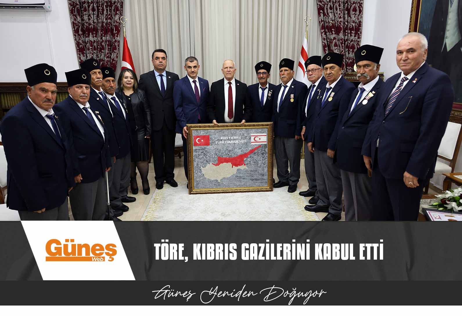Töre, Kıbrıs gazilerini kabul etti