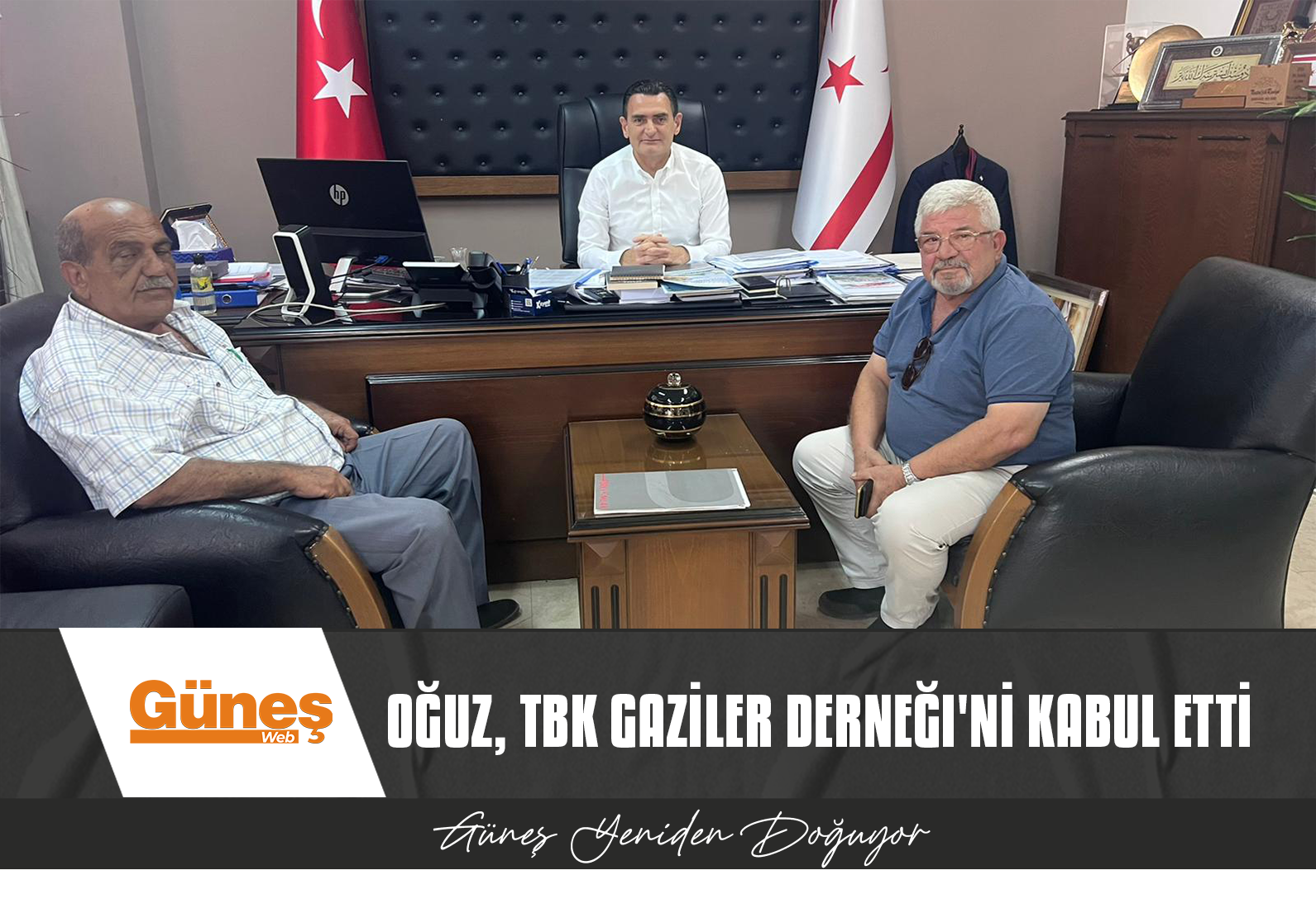 Oğuz, TBK Gaziler Derneği’ni kabul etti