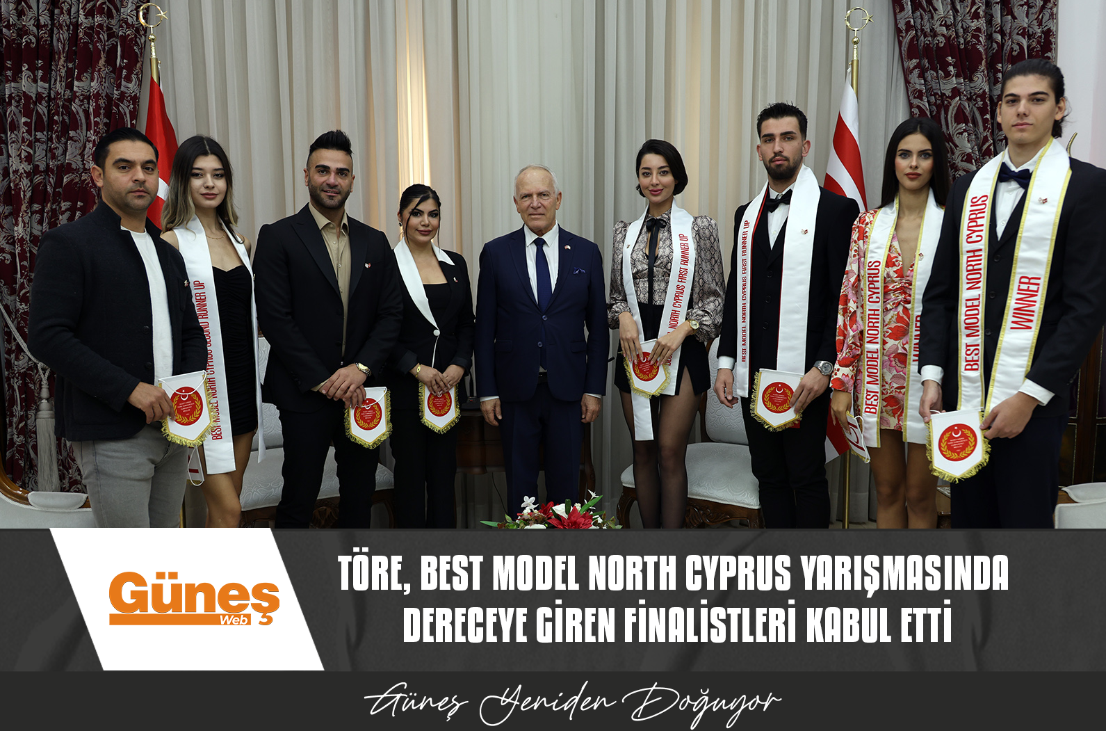 Meclis Başkanı Töre, Best Model North Cyprus finalistlerini kabul etti