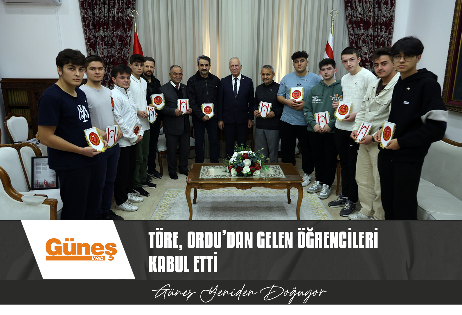 TÖRE, ORDU’DAN GELEN ÖĞRENCİLERİ KABUL ETTİ