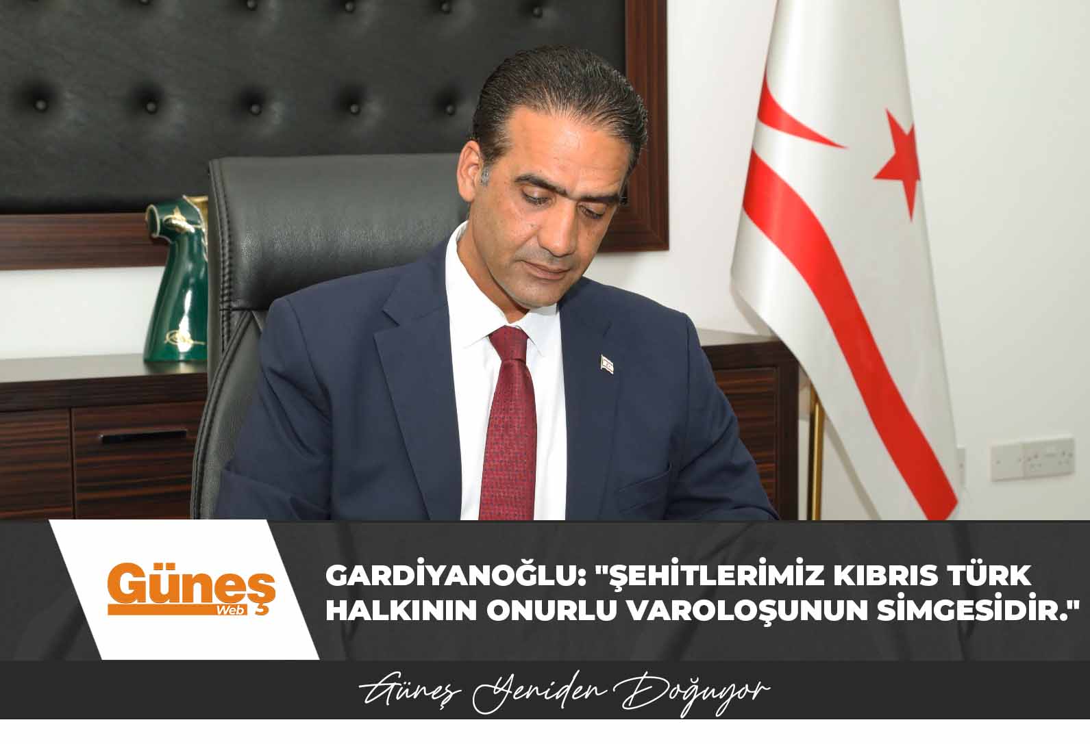 Gardiyanoğlu: “Şehitlerimiz Kıbrıs Türk Halkının Onurlu Varoloşunun Simgesidir.”