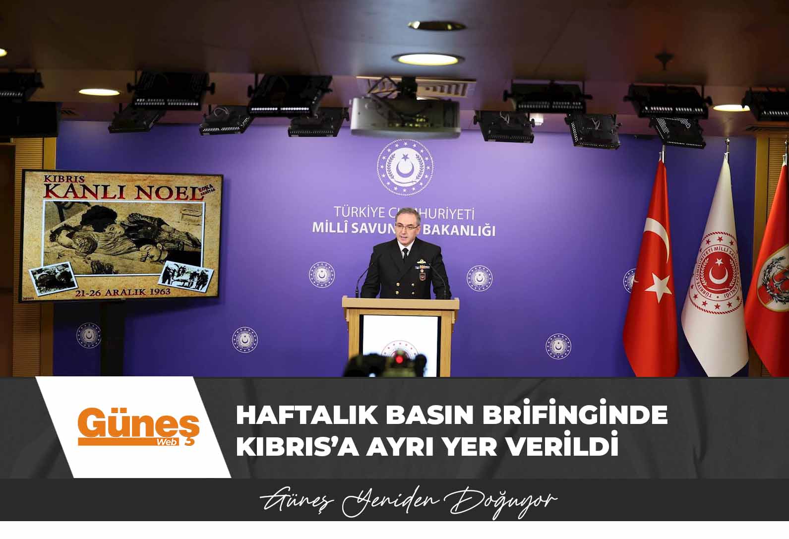 Haftalık basın brifinginde Kıbrıs’a ayrı yer verildi